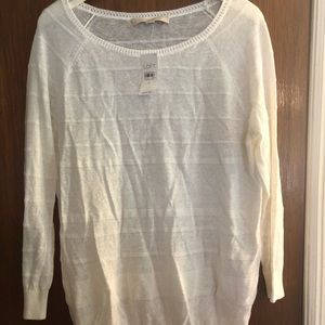 Lightweight scoopneck summer sweater